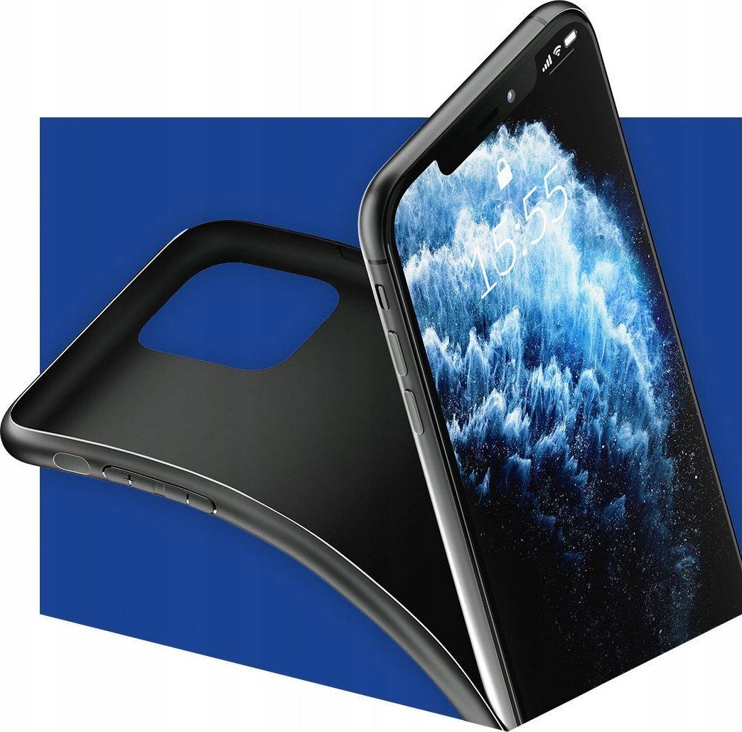 Kapotë telefoni 3MK Matt Case për Poco X6 Pro 5G, TPU, mat, e zezë