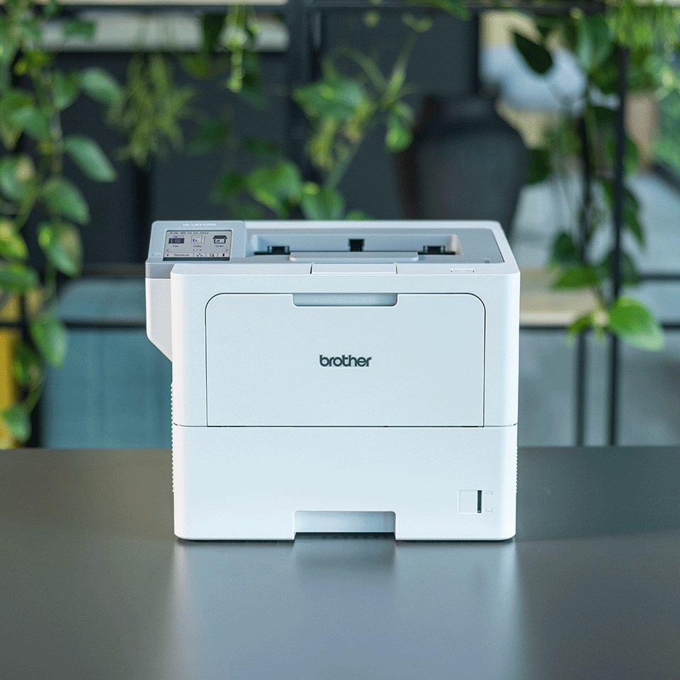 Printer Brother HL-L6410DN, lazer, 50 ppm, Wi-Fi, i bardhë