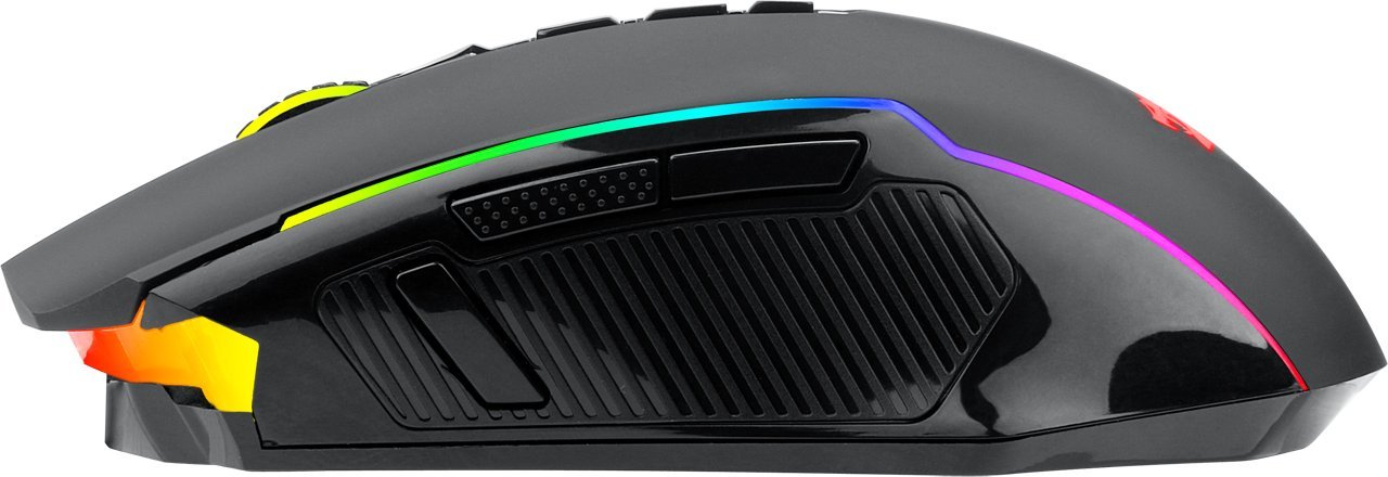 Maus gaming Redragon Nix M914 RGB, pa kabllo, 10000 DPI, i zi