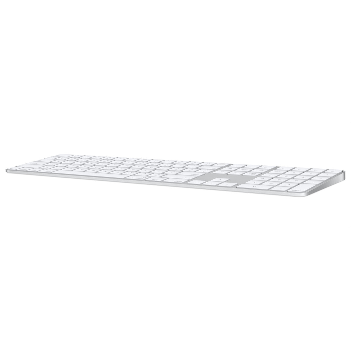 Apple Magic Keyboard (2024) with Touch ID and Numeric Keypad, International English, White Keys