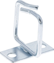 Држач за кабли InLine Cable Bracket, галванизиран метал, 80x80mm, сребрена боја