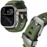 Rrip ore Apple Rocky Point Band, 46mm 49mm, fluoroelastomer, jeshile Forest