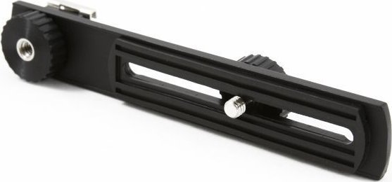 Mbajtës rail për llampë flash Massa SB1932, për dritë flash dhe elektrik dore, i zi