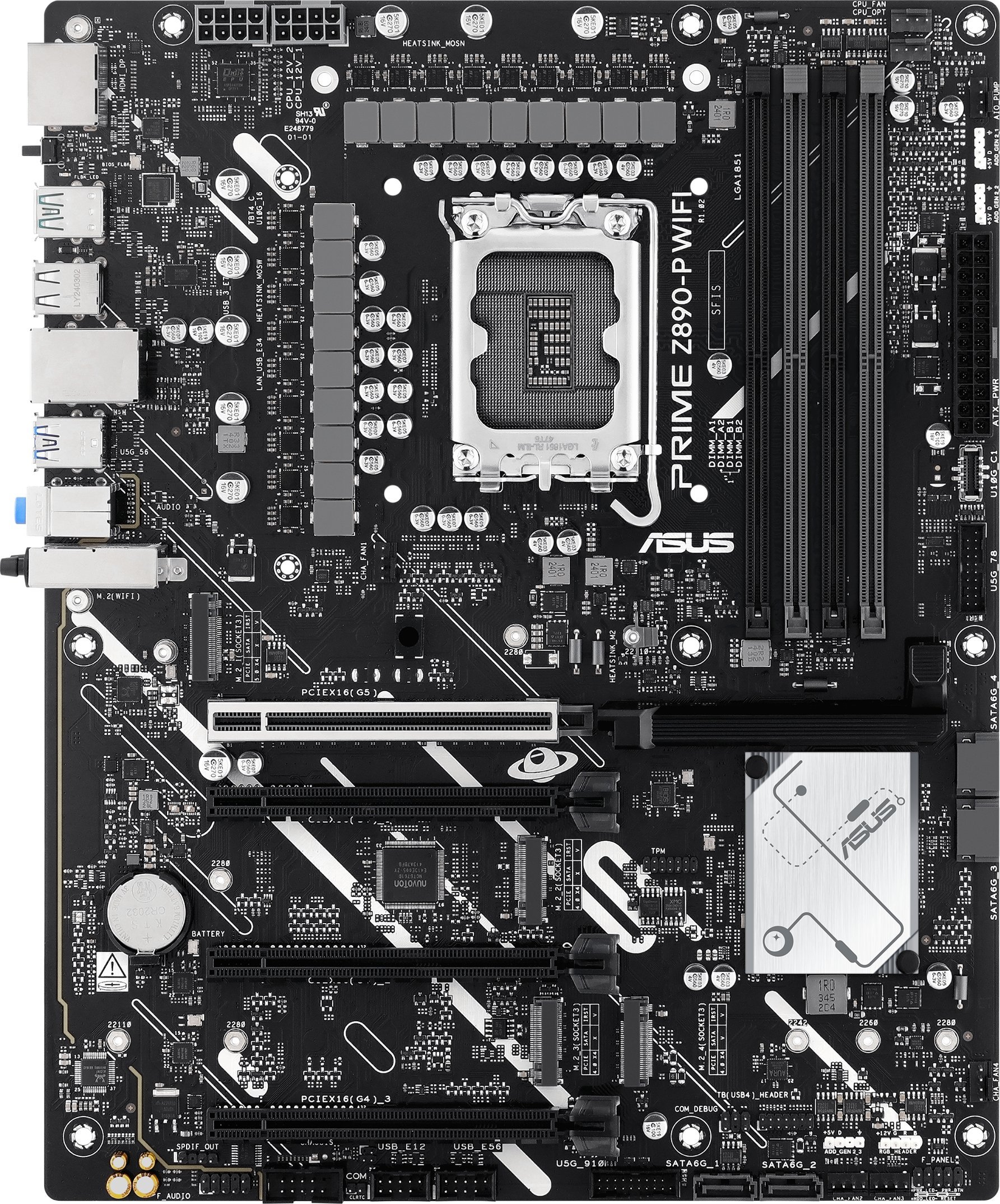 Pllakë amë ASUS PRIME Z890 P WIFI, Intel Z890, LGA1851, ATX