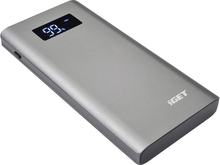 Powerbank iGET POWER B-10000FC, 10000mAh, e hirtë
