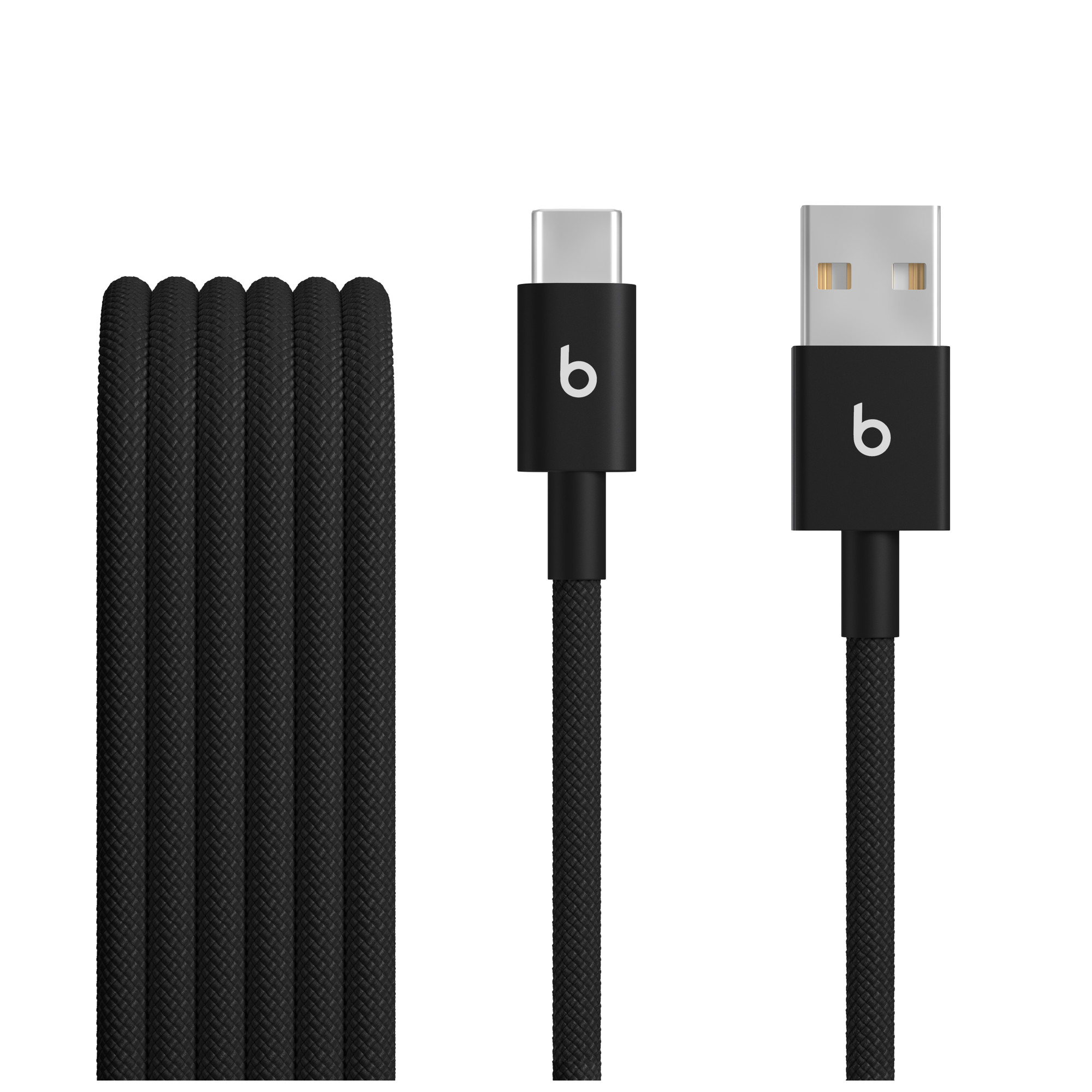 Beats USB-A to USB-C Woven Cable (1.5 m), Bolt Black