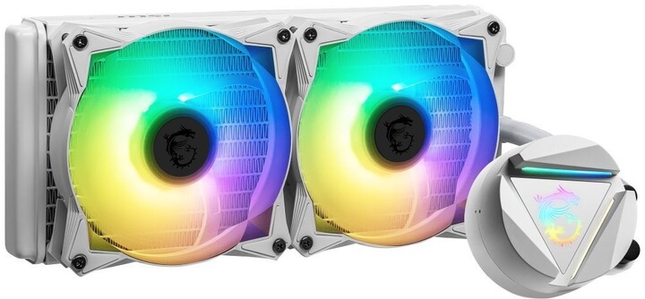 Ftohës me ujë MSI MAG CoreLiquid 240R V2, i bardhë