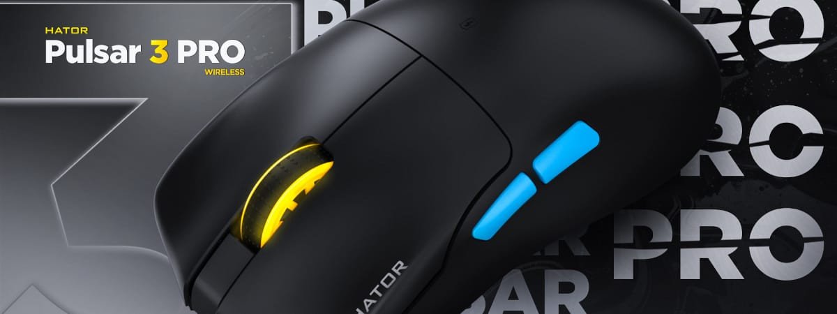 Maus Hator Pulsar 3 Pro, pa tela, i zi