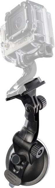 Mbajtëse vakumi Mantona, për GoPro Hero dhe Session, sipërfaqe të lëmuara, e zezë