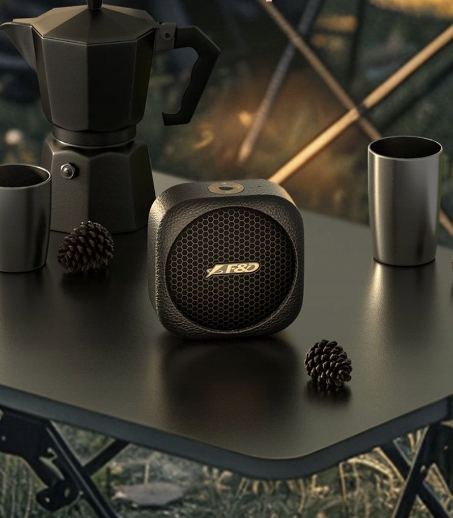 Kaltoparlant Bluetooth Fenda RW10, 7W, bateri deri 10 orë, i zi