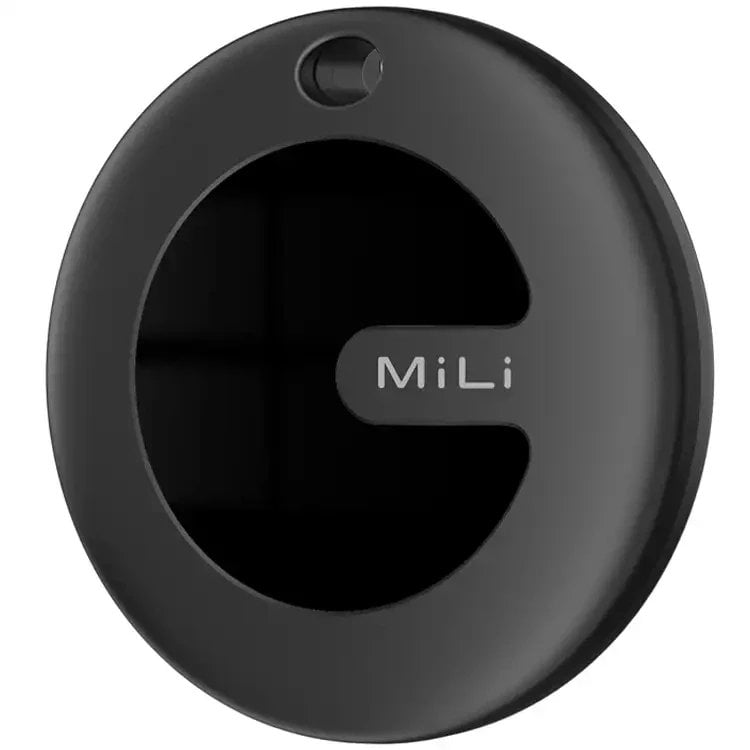 GPS tracker Mili MiTag Duo, Bluetooth, set 2 copë, i zi