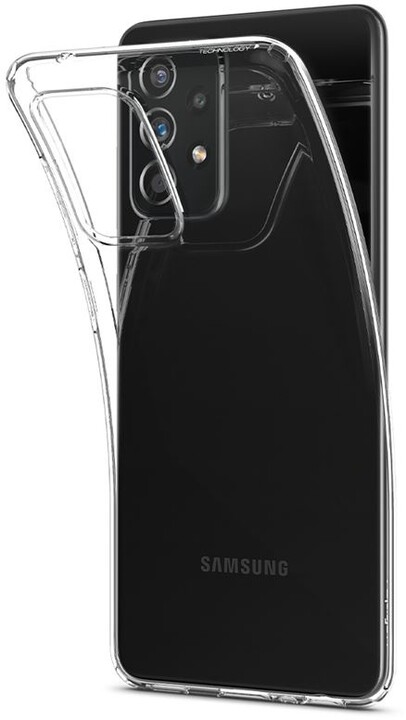 Foto e Mbrojtëse Spigen Liquid Crystal për Samsung Galaxy A52/A52 (5G), transparente