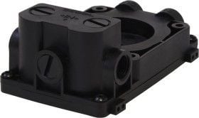 Rezervuar uji Alphacool ES 1U DDC, për pompa DC LT, G1/4", i zi