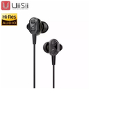 Жичани слушалки UiiSii IT-DT800, Hi-Res Audio, микрофон 3.5mm, бели