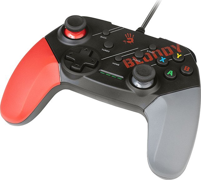 Gamepad A4tech Bloody GP30GP30 BKRD, për PC dhe Nintendo Switch, me kabllo, i zi kuqe