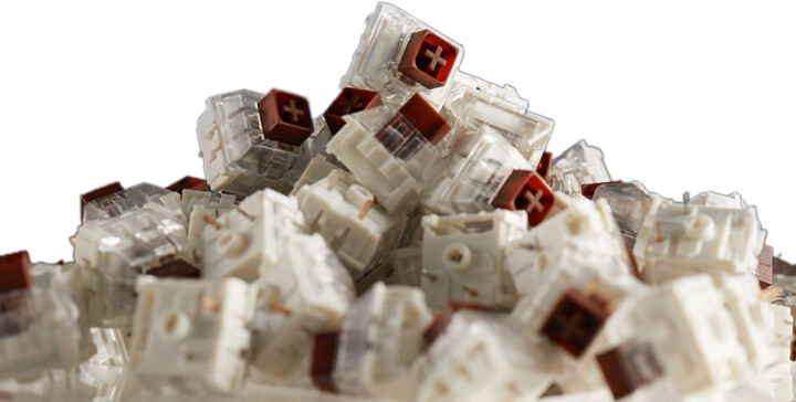 Копчиња за тастатура Glorious, Kailh Box Brown, 120 парчиња