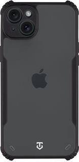 Mbrotjëse telefoni Tactical Quantum Stealth për Apple iPhone 15 Plus, TPU, transparente me kornizë të zezë