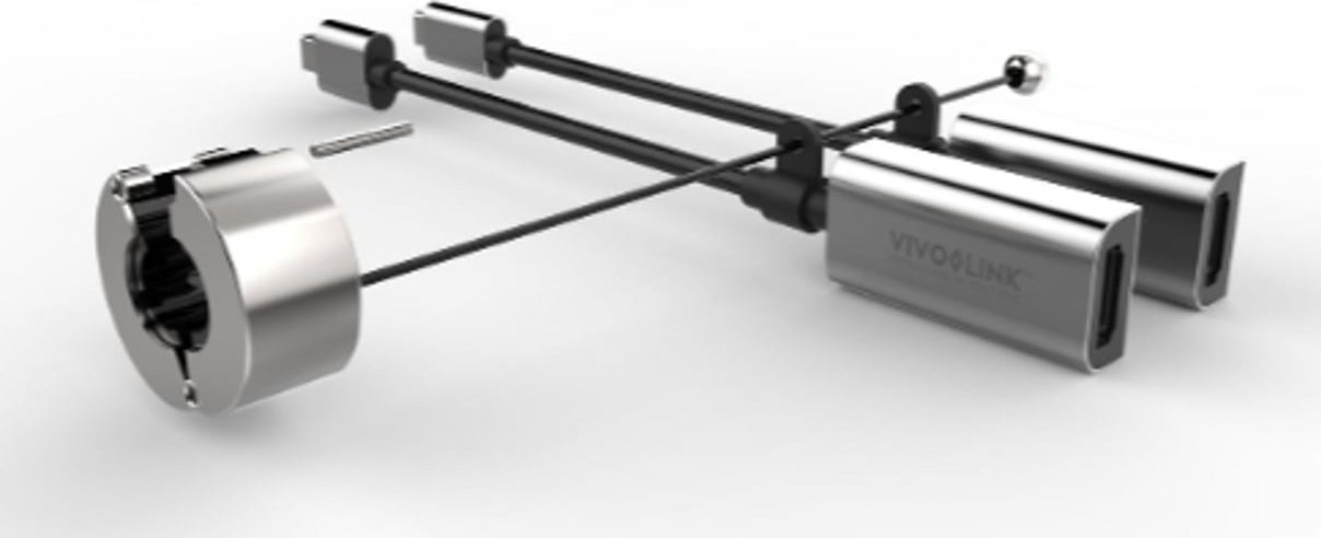 Adapter video VivoLink Pro USB Adapter Ring, USB C në HDMI, 4K 60Hz, i zi