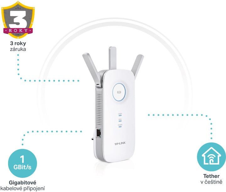 TP-LINK RE355 AC1200 Dual Band Wifi Range Extender