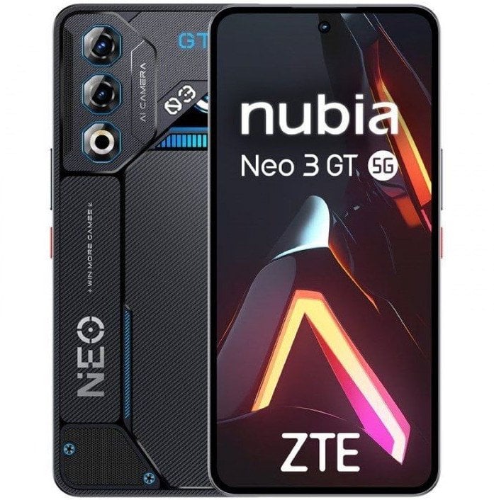 Telefoni Nubia Neo 3 GT, 8GB RAM, 256GB, 6.8", 5G, gri Interstellar