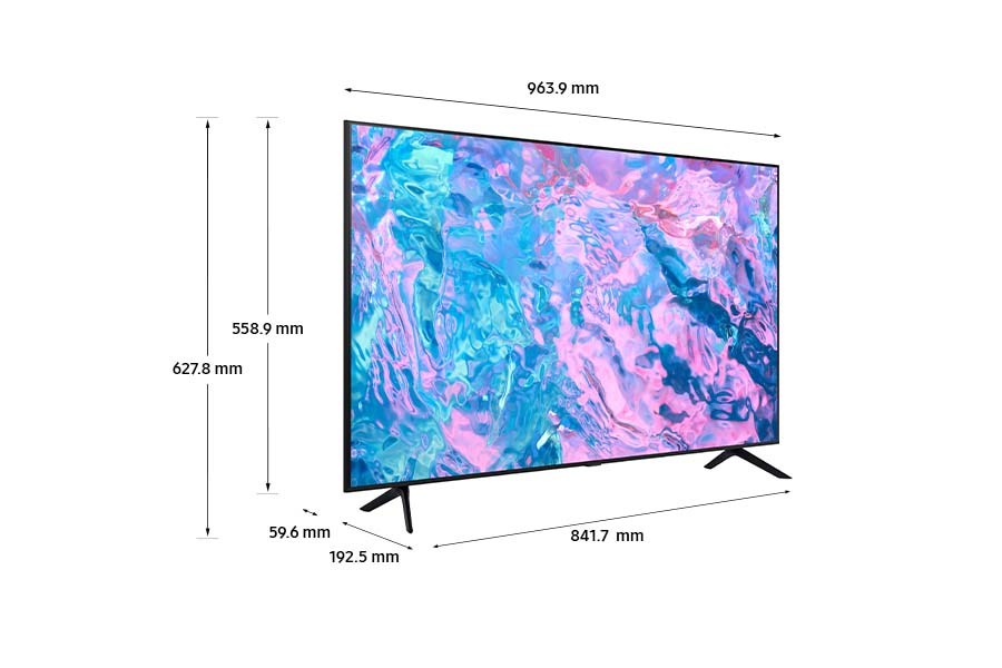 Televizor Samsung UE43CU7192UXXH, 43", UHD 4K, Smart, i zi
