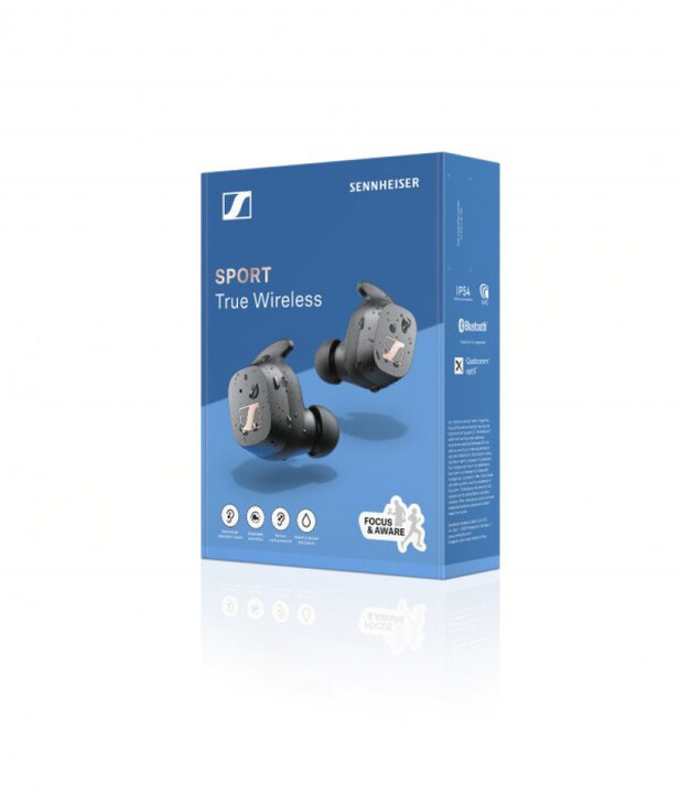 Dëgjuese Sennheiser Sport TWS, të zeza