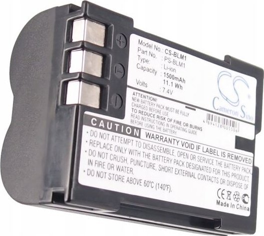 Bateri kamerë Cameron Sino CS-BLM1, 1500mAh, Li-ion, gri