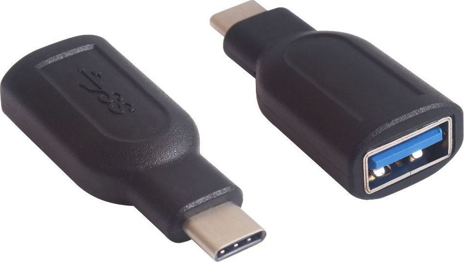 Adapter USB MicroConnect USB C në USB A, USB 3.1, i zi