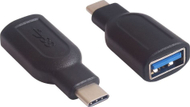 Adapter USB MicroConnect USB C në USB A, USB 3.1, i zi