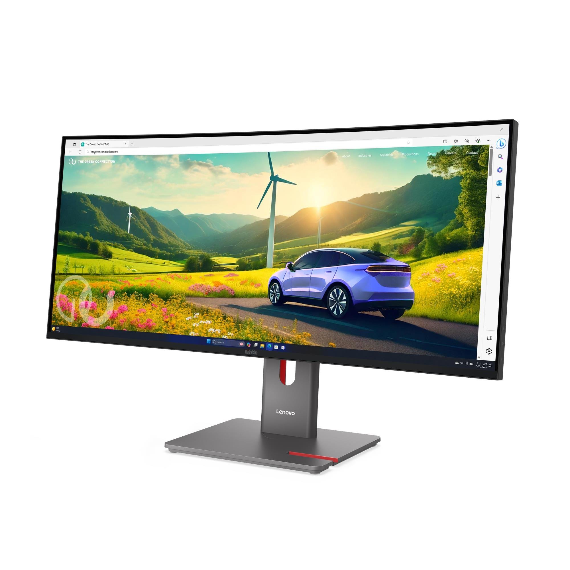 Monitor Lenovo ThinkVision P34WD-40, 34", 3440 x 1440, i zi