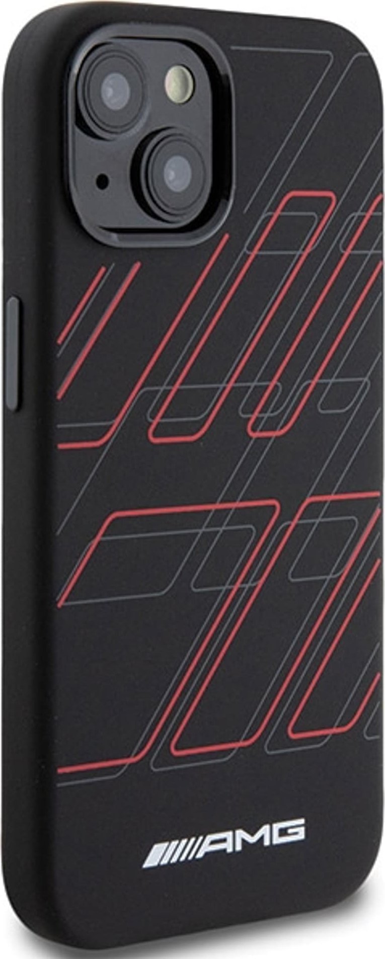 Mbulesë silikoni Mercedes AMG AMHMP15S23SSPK për iPhone 15 6.1", MagSafe, e zezë