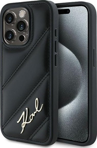 Mbrojtëse telefoni Karl Lagerfeld KLHCP14LPQDSMGK, për iPhone 14 Pro 6.1", hardcase, e zezë