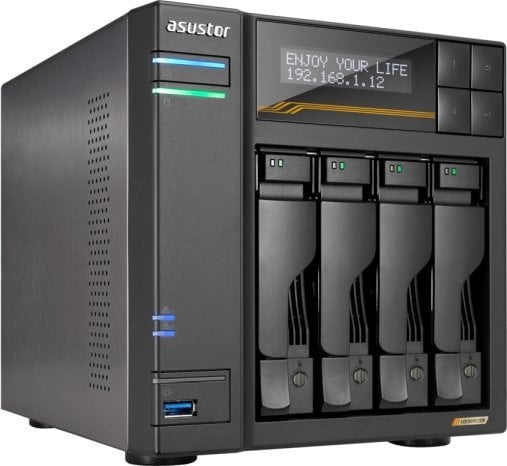 NAS Asustor Lockerstor 4 Gen3 AS6804T, 4 slote, 16GB DDR5, pa HDD