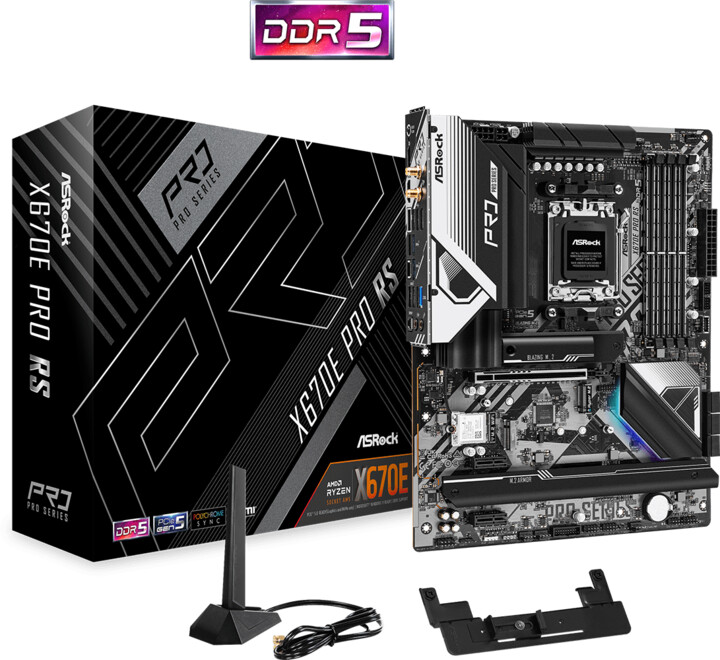 Pllakë amë ASRock X670E PRO RS - AMD X670