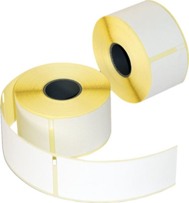 Etiketa vetëngjitëse Emerson, 55 x 66 mm, 900 copë, të bardha