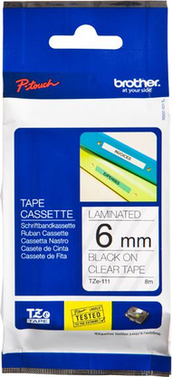 Shirit për printer Brother TZ-111, transparent