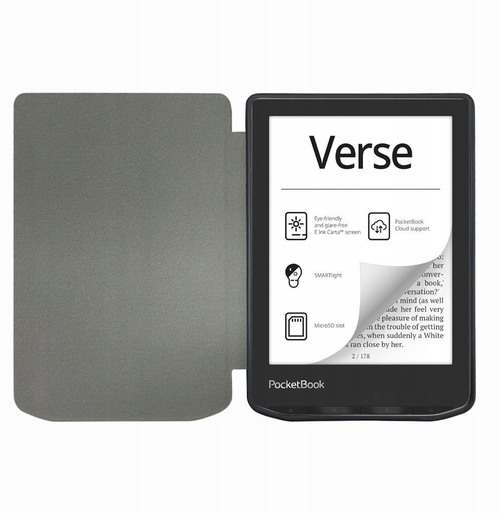 Mbulesë lexuesi Tech-Protect SmartCase për PocketBook Verse Pro Lite, funksion Sleep Wake, blu