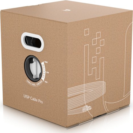 Kabllo rrjeti Ubiquiti UISP-CABLE-PRO, Cat 5e, 305m, e zezë