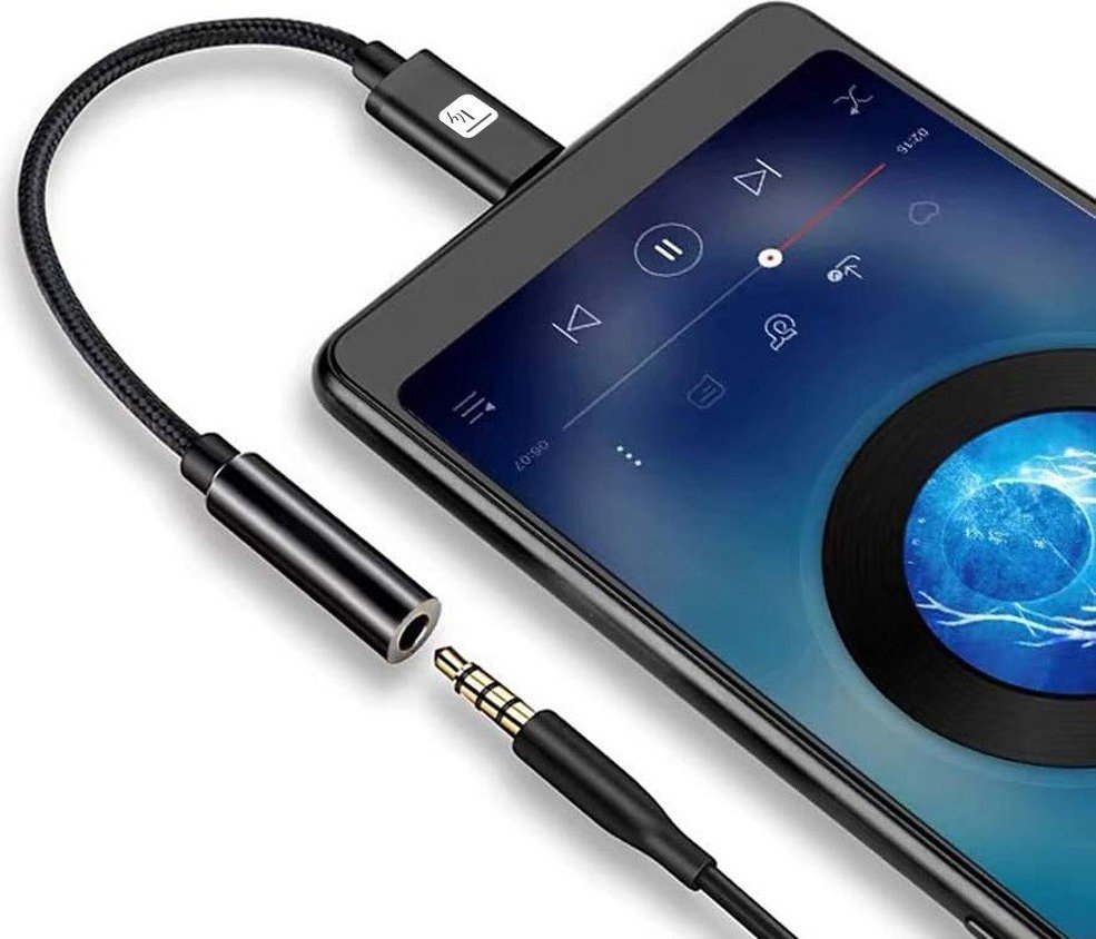 Adapter audio USB C Techly ICOC USBC DAC24J, DAC i integruar, hyrje 3.5mm, i bardhë