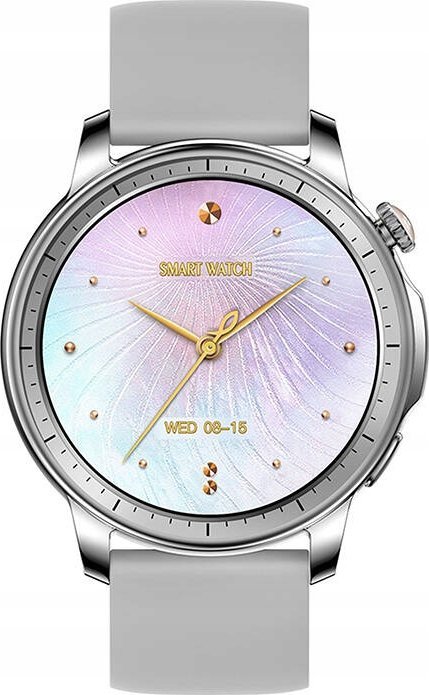 Set 2 orë inteligjente Colmi V65, Bluetooth 5.0, sportive, silver