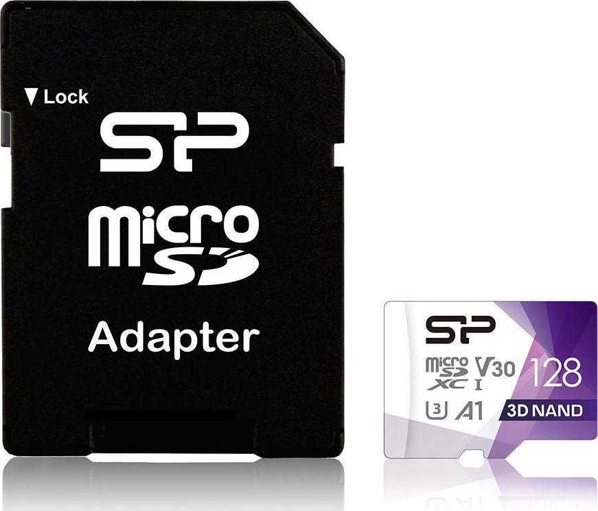 Kartë memorie Silicon Power Superior Pro MicroSDXC, 128GB, Class 10, UHS-I/U3, A1, V30