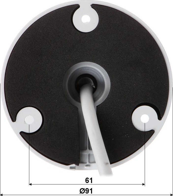 Kamerë IP Dahua IPC-HFW5442T-ASE-0280B-S3 WizMind, 4MP, lentë 2.8mm, e bardhë