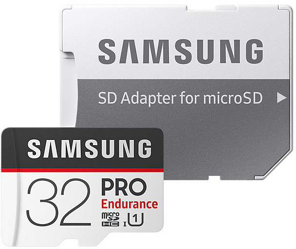 Kartelë e memories Samsung Micro SDHC 32GB PRO Endurance UHS-I + lexues SD