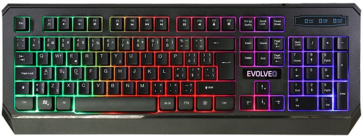 Tastierë Evolveo GK720, gaming, LED neon
