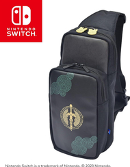 Çantë shpine Hori Switch Shoulder Backpack Zelda Tears of the Kingdom, për Nintendo Switch, me rrip shpatulle, shumëngjyrëshe