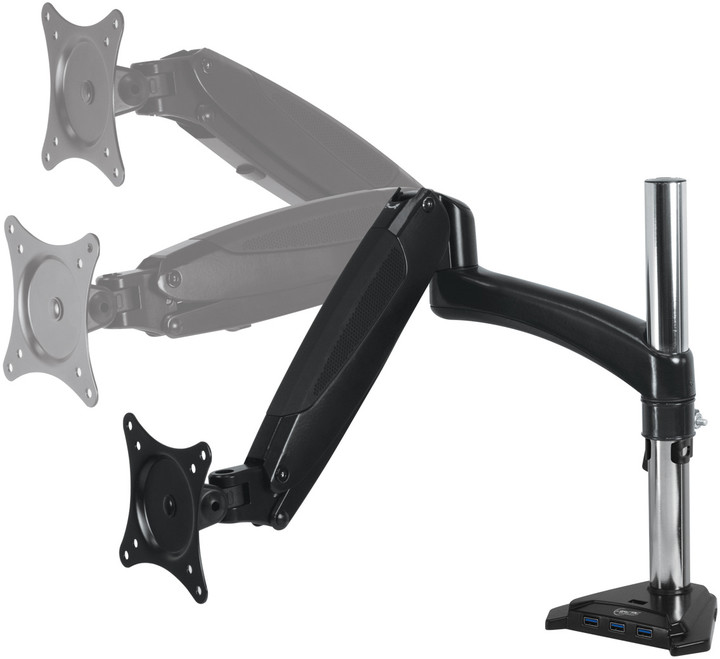 Mbajtës për Desktop 32'' Z1 ARCTIC 3D, i zi