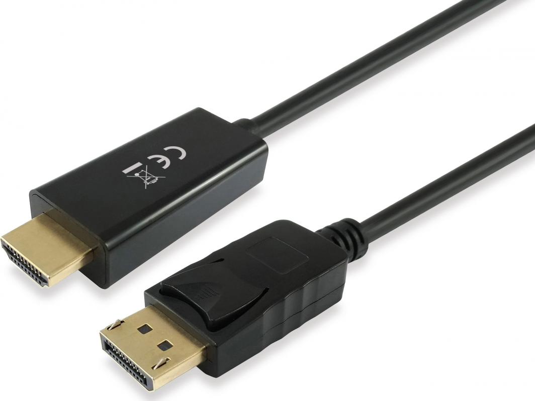 Kabllo Equip, DisplayPort - HDMI, 2 m, e zezë