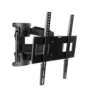 Mbajtëse TV ART AR-75, 23-65", 50kg, VESA 400x400, Double Arm, e zezë