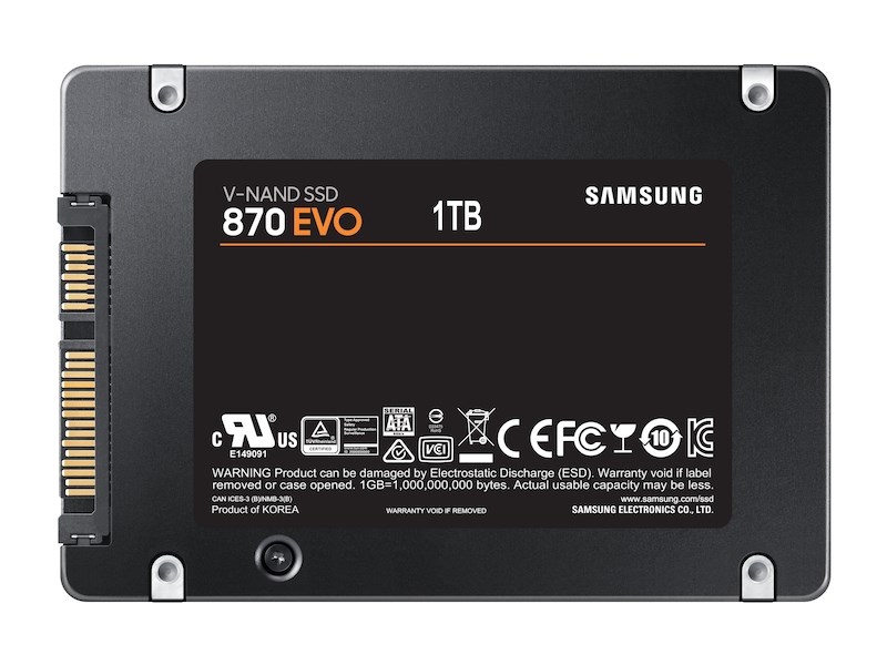 Disk SSD Samsung 870 EVO 1TB, 2.5", SATA 6 Gbps