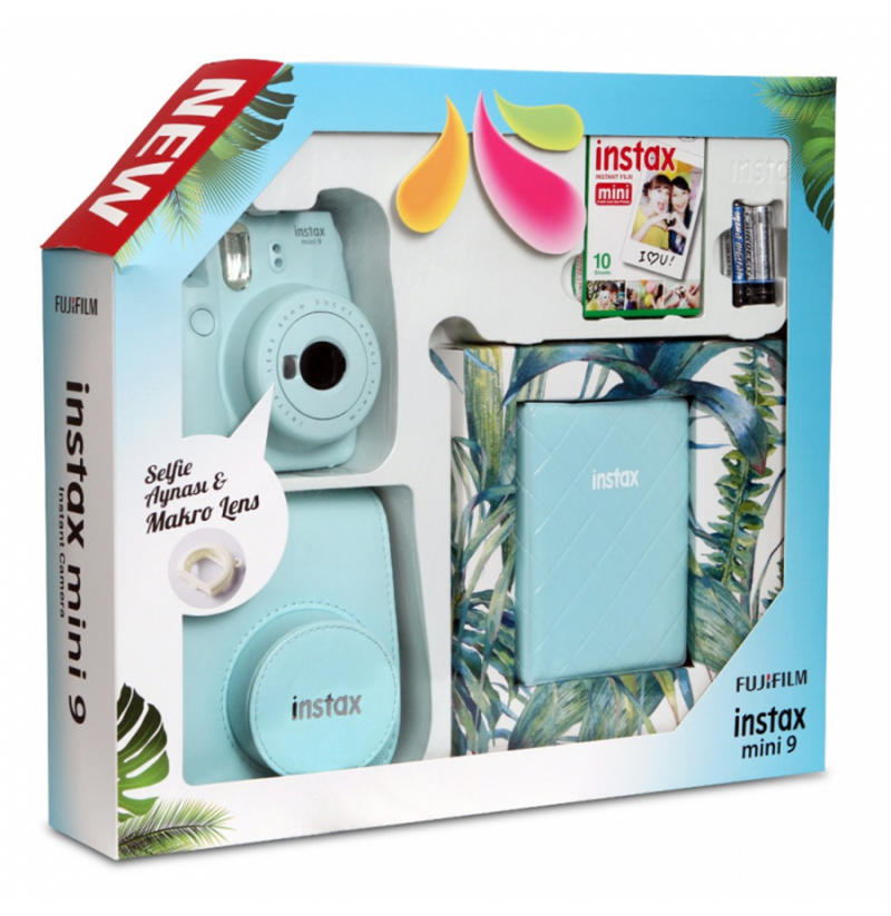 Fotoaparat momental Fujifilm Mini 9 Box 1, i verdhë